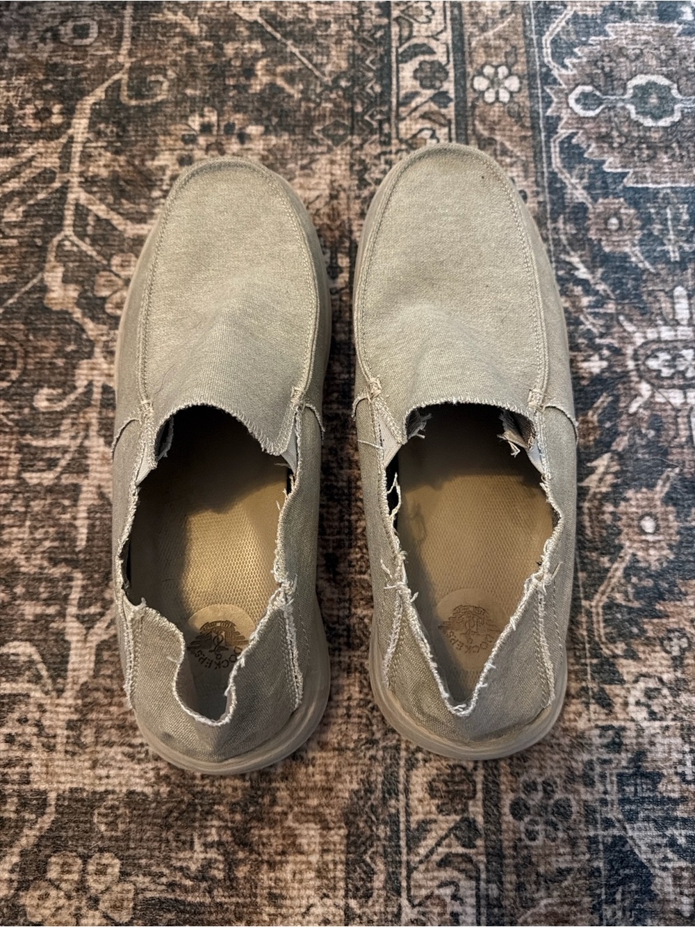 Men's Slip-On Dockers Canvas Shoes